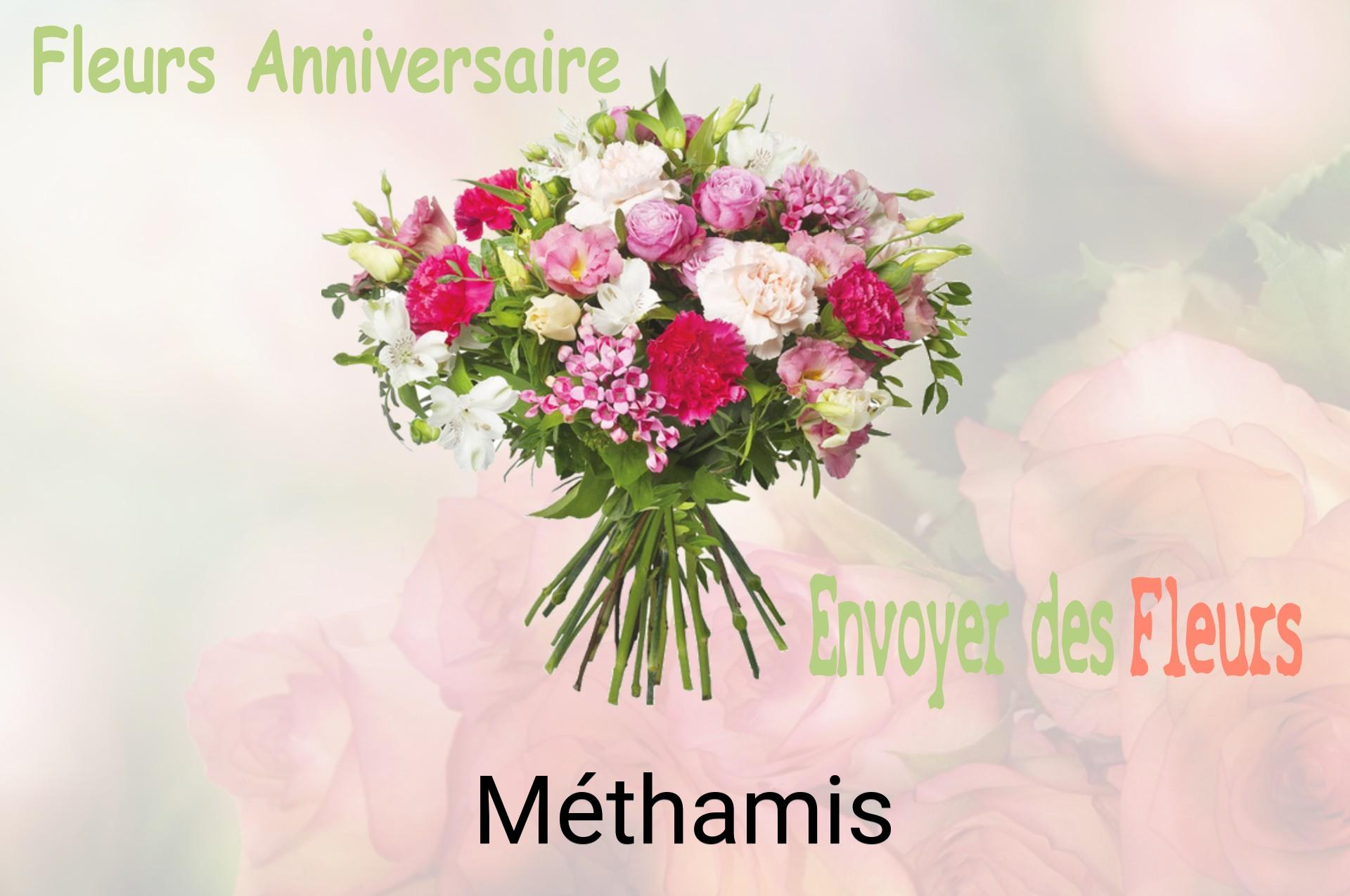 Bouquet de fleurs d’anniversaire livré à Méthamis