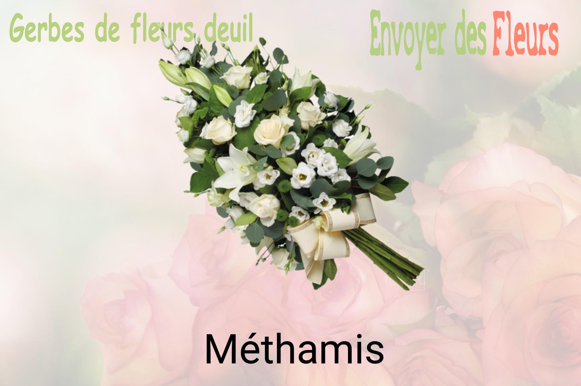 Gerbe de fleurs de deuil livrée à Méthamis